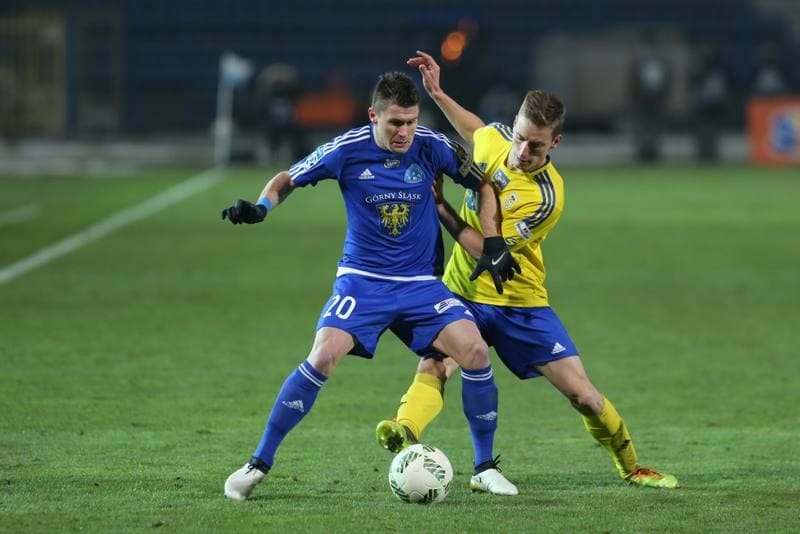 Football. Lotto Ekstraklasa. Ruch Chorzow - Arka Gdynia. 05.12.2016