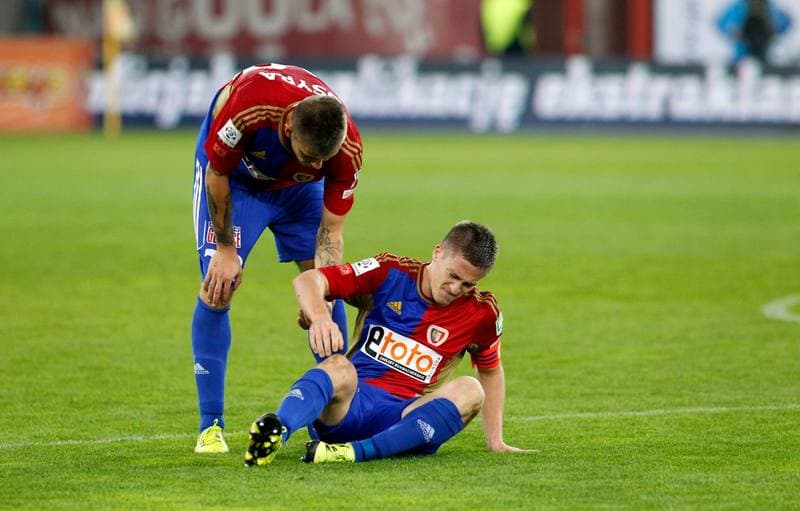 Football. PKO BP Ekstraklasa. Piast Gliwice - Wisla Krakow. 03.10.2015