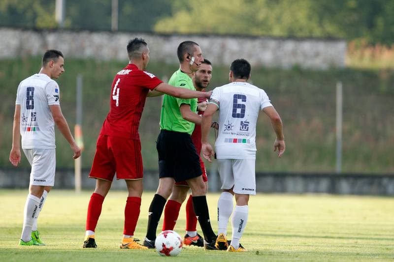 Football. Sparing. Zaglebie Sosnowiec - Wisla Krakow. 07.07.2017