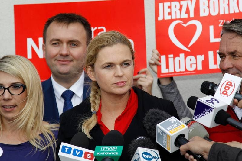 Barbara Nowacka. United Left. Press Conference. 07.10.2015