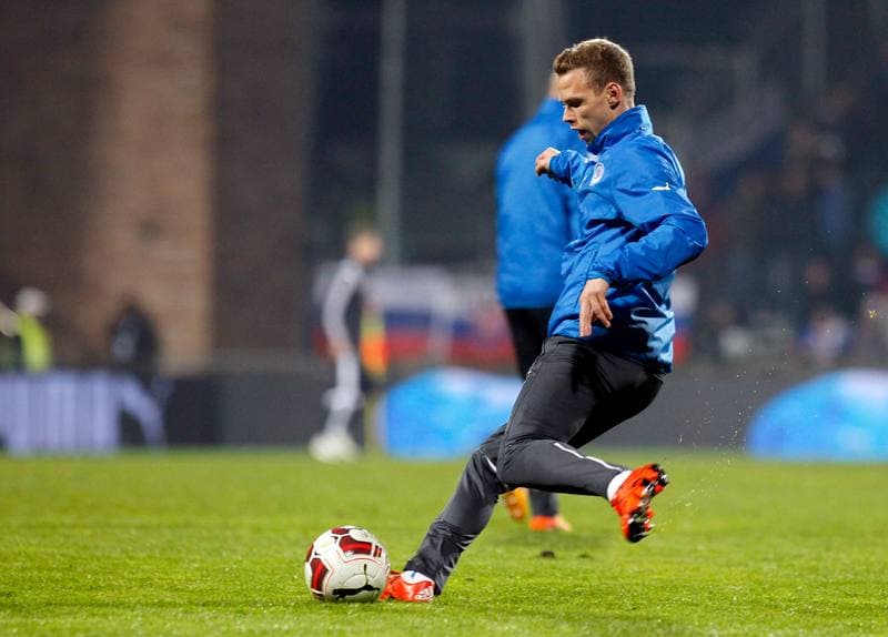 Football. UEFA Euro Qualifiers. Slovakia - Belarus. 09.10.2015