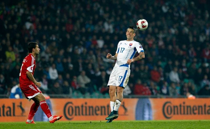 Football. UEFA Euro Qualifiers. Slovakia - Belarus. 09.10.2015