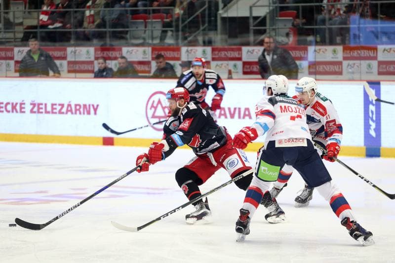 Ice Hockey. TipSport Extraliga. Ocelari Trinec - Dynamo Pardubice. 14.03.2018