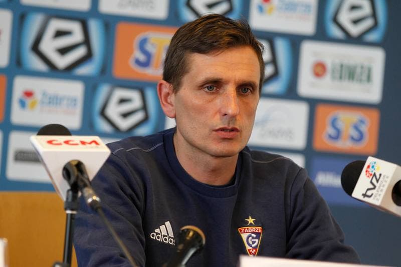 Football. Gornik Zabrze. Press Conference. 15.03.2018