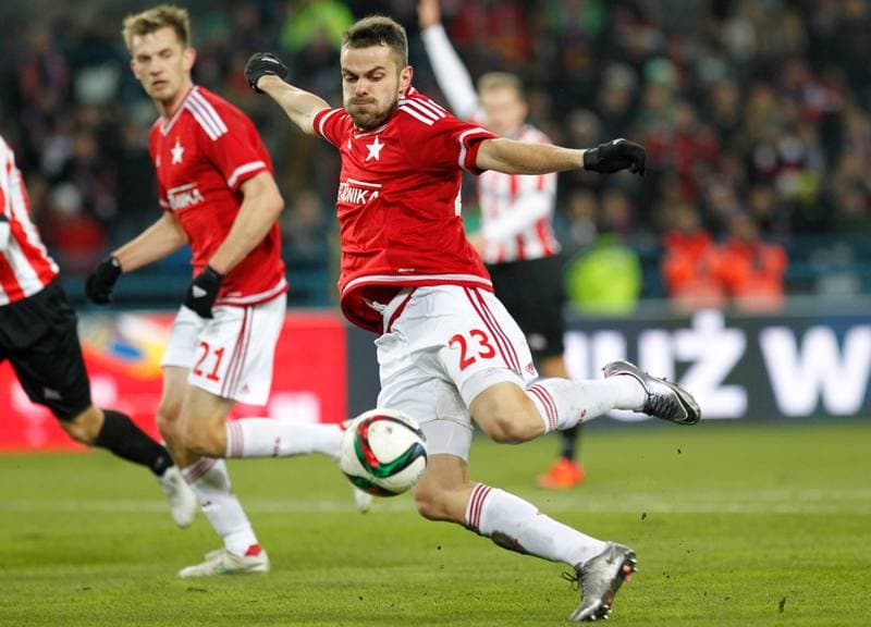 Football. PKO BP Ekstraklasa. Wisla Krakow - Cracovia Krakow. 29.11.2015