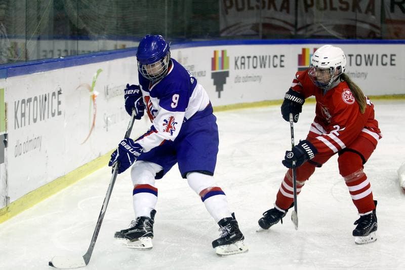 Ice Hockey. U18 Women's World Championship. Poland - Great Britain. 11.01.2017