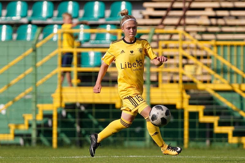 Football. Women's I Liga. GKS Katowice - Wanda Krakow. 27.05.2018
