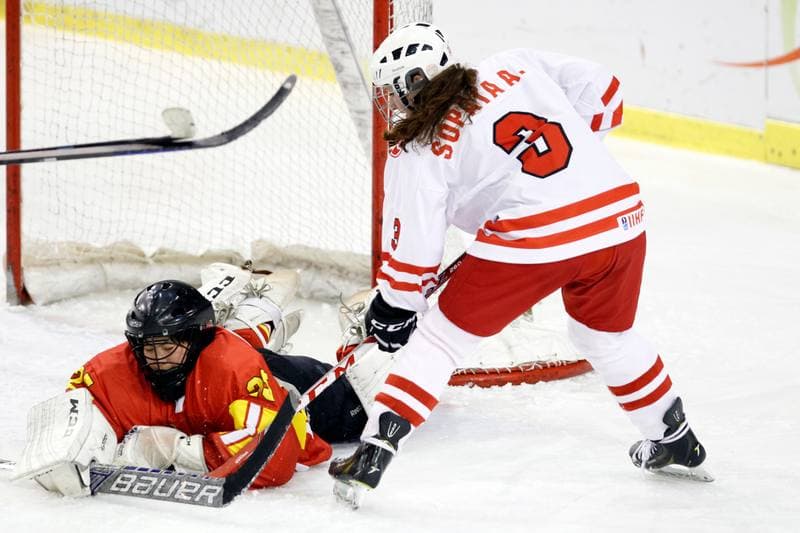 Ice Hockey. U18 Women's World Championship. Poland - China. 14.01.2017