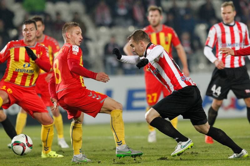 Football. PKO BP Ekstraklasa. Cracovia Krakow - Korona Kielce. 14.12.2015