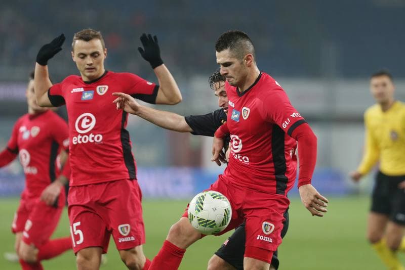 Football. Lotto Ekstraklasa. Piast Gliwice - Cracovia Krakow. 18.11.2016