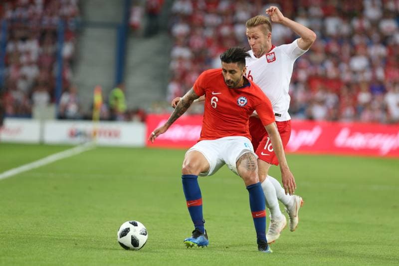 Football. International Friendly. Poland - Chile. 08.06.2018