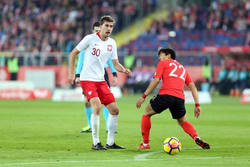 Football. International Friendly. Poland - South Korea. 27.03.2018