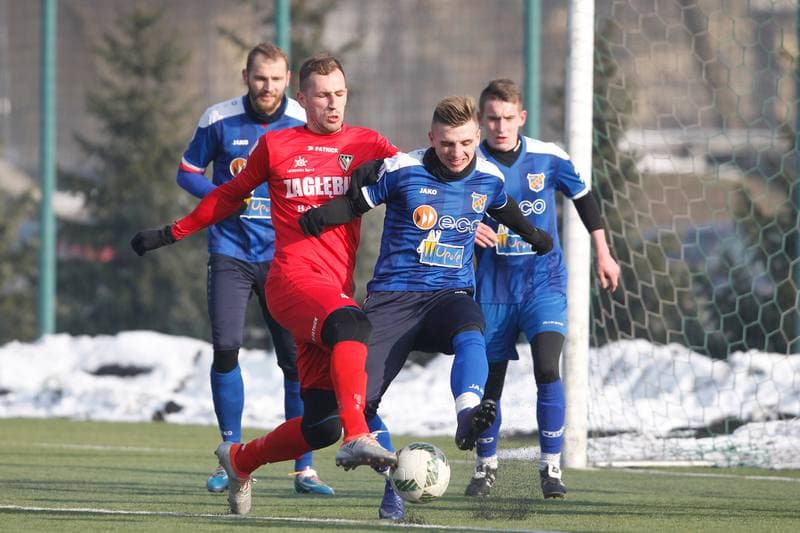 Football. Sparing. Zaglebie Sosnowiec - Odra Opole. 28.01.2017