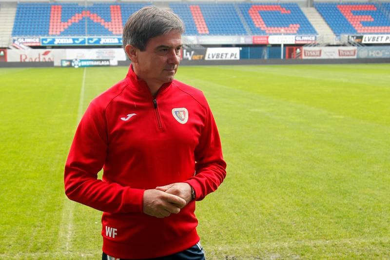 Football. Piast Gliwice. Press Conference. 20.09.2017