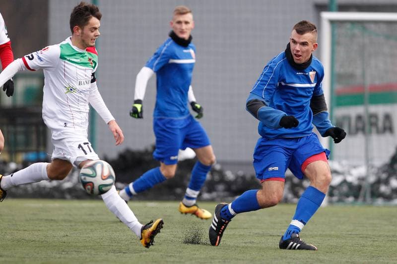Football. Sparing. Zaglebie Sosnowiec - Polonia Bytom. 03.12.2016