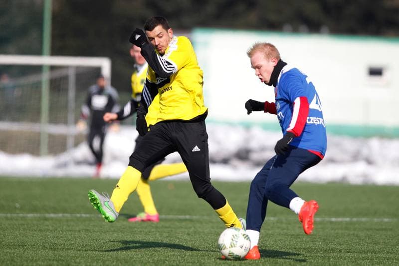 Football. Sparing. GKS Katowice - Rakow Czestochowa. 11.02.2017