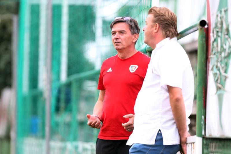 Football. Sparing. Podbeskidzie Bielsko-Biala - Piast Gliwice. 07.07.2018