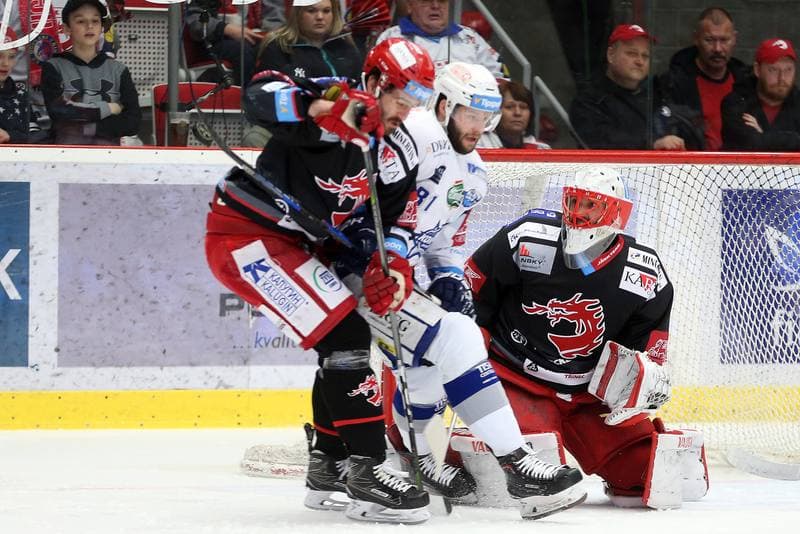 Ice Hockey. Tipsport Extraliga. Ocelari Trinec - Kometa Brno. 14.04.2018