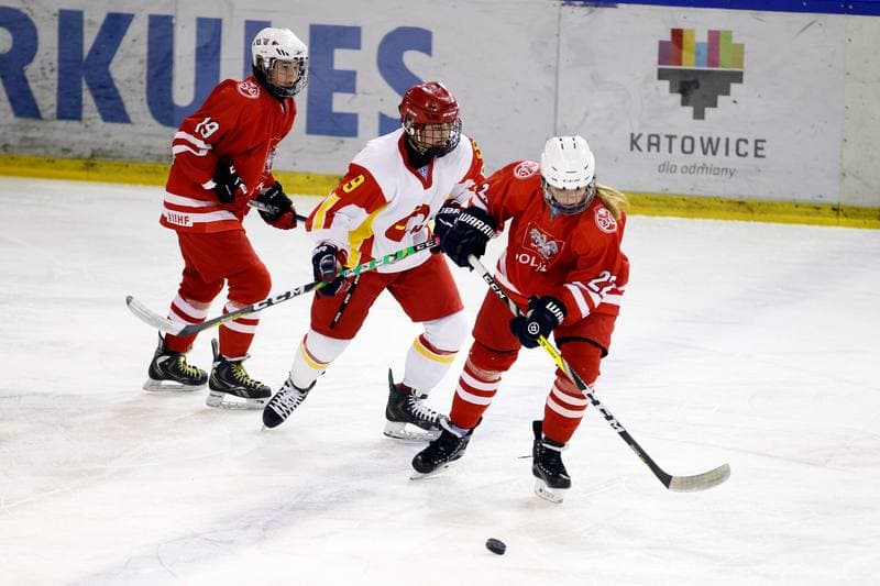 Ice Hockey. Women's U18 International Friendly. Poland - China. 04.01.2017