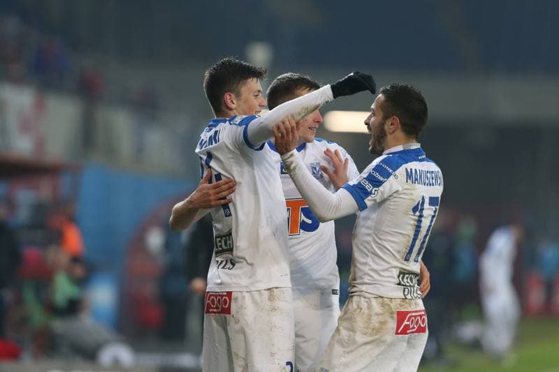 Football. Lotto Ekstraklasa. Piast Gliwice - Lech Poznan. 18.02.2017