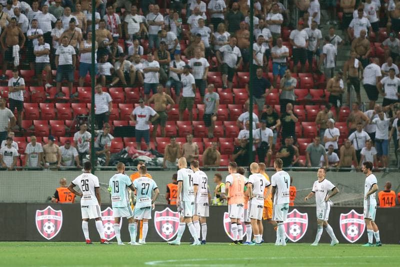 Football. UEFA Champions League. Spartak Trnava - Legia Warsaw. 31.07.2018