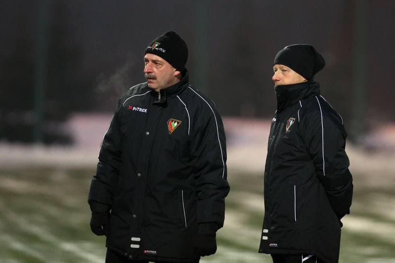 Football. Zaglebie Sosnowiec. Training. 09.01.2017