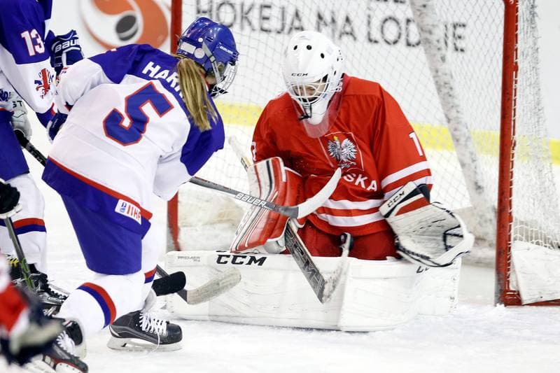 Ice Hockey. U18 Women's World Championship. Poland - Great Britain. 11.01.2017