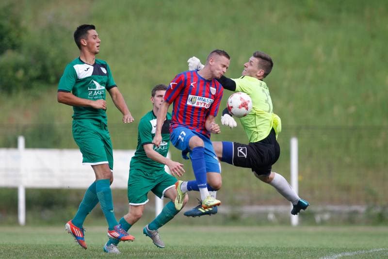 Football. Haiz IV Liga. Polonia Bytom - Zieloni Zarki. 15.08.2018