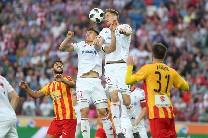 Football. Lotto Ekstraklasa. Gornik Zabrze - Korona Kielce. 09.05.2018