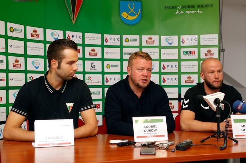 Ice Hockey. GKS Tychy. Press Conference. 29.08.2018
