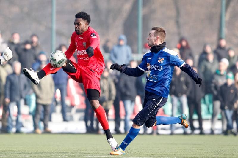 Football. Sparing. Zaglebie Sosnowiec - Odra Opole. 28.01.2017