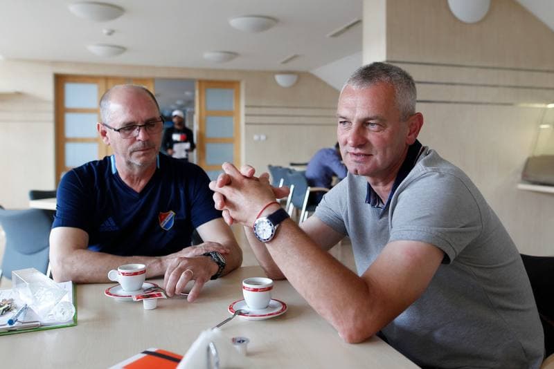 Football. Banik Ostrava. Press Conference. 16.05.2018