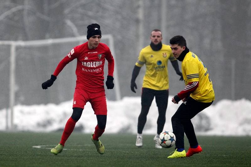 Football. Sparing. Zaglebie Sosnowiec - BKS Stal Bielsko-Biala. 01.02.2017