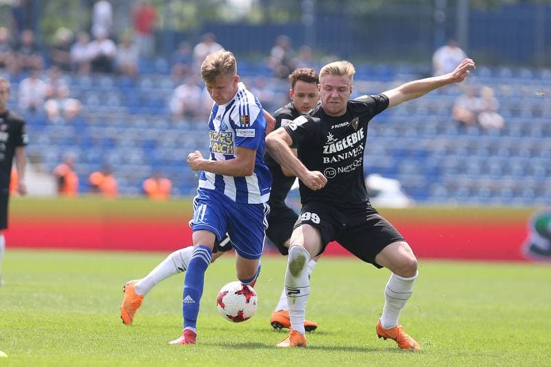 Football. Nice I Liga. Ruch Chorzow - Zaglebie Sosnowiec. 27.05.2018