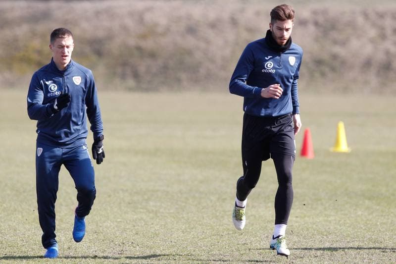 Football. Piast Gliwice. Training. 08.03.2017