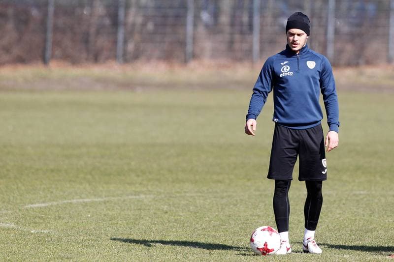 Football. Piast Gliwice. Training. 08.03.2017
