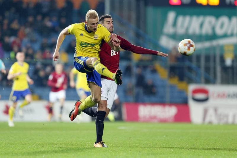 Football. Het Liga. Fastav Zlin - Sparta Prague. 05.11.2017