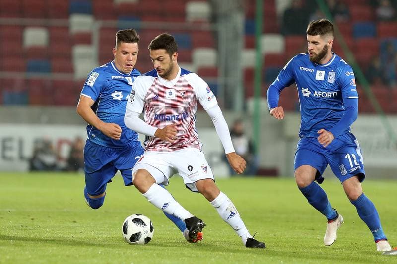 Football. Lotto Ekstraklasa. Gornik Zabrze - Lech Poznan. 05.10.2018