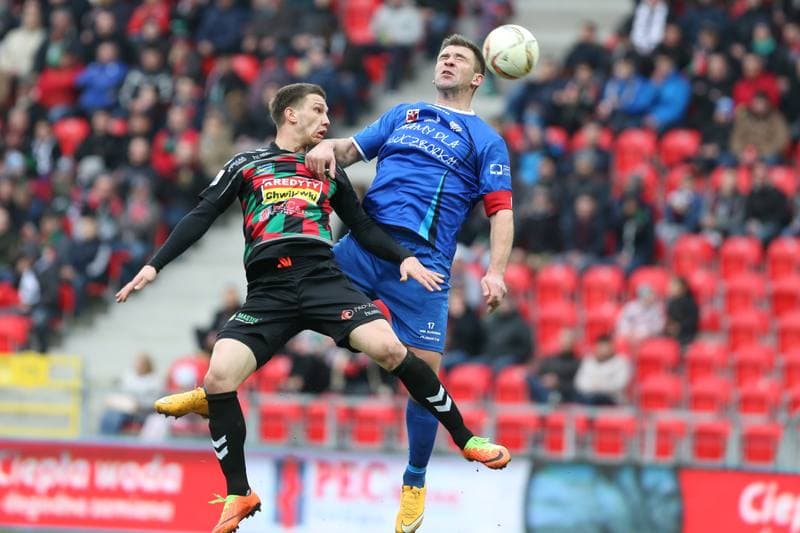 Football. Nice I Liga. GKS Tychy - MKS Kluczbork. 11.03.2017