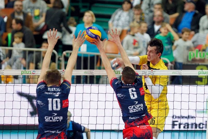 Volleyball. PlusLiga. GKS Katowice - ZAKSA Kedzierzyn-Kozle. 21.11.2017