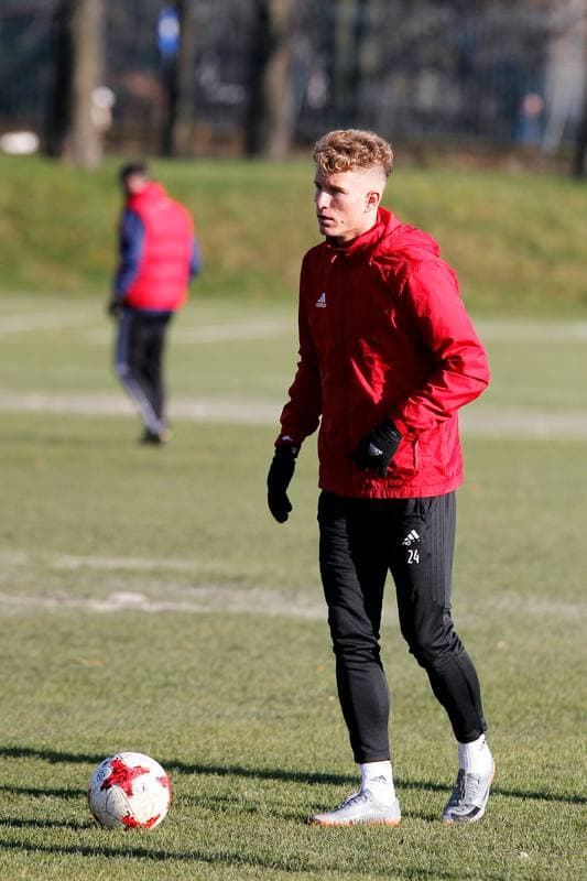 Football. Gornik Zabrze. Training. 23.11.2017