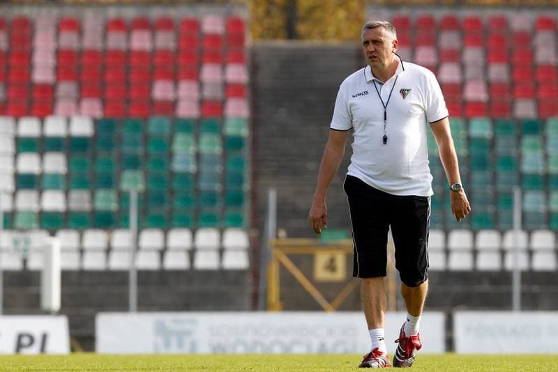 Football. Zaglebie Sosnowiec. Training. 16.10.2018