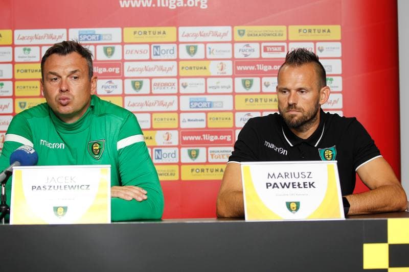 Football. GKS Katowice. Press Conference. 19.07.2018
