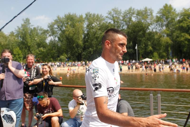 Football. Zaglebie Sosnowiec. Team Presentation. 21.07.2018