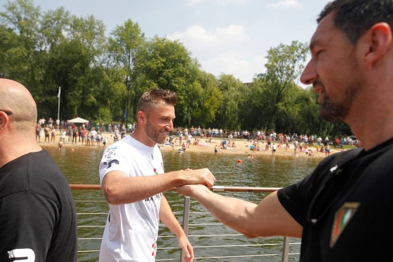 Football. Zaglebie Sosnowiec. Team Presentation. 21.07.2018