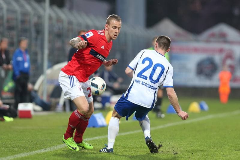 Football. Nice I Liga. MKS Kluczbork - Gornik Zabrze. 01.04.2017