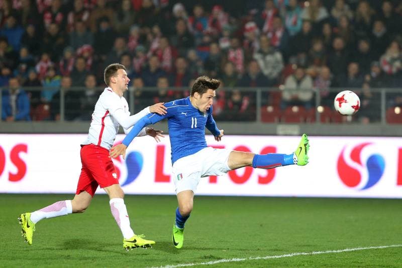 Football. Poland U21. Italy U21. 23.03.2017