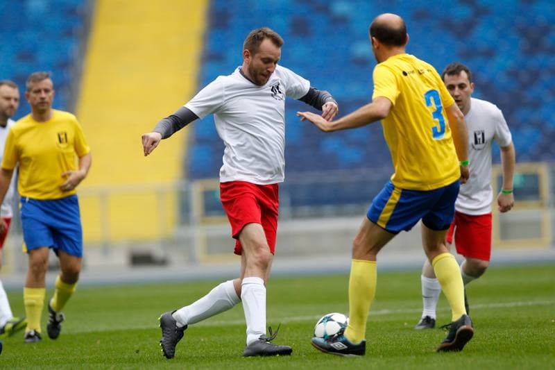 Football. Charity Match. Politicians - Journalists. 27.10.2018