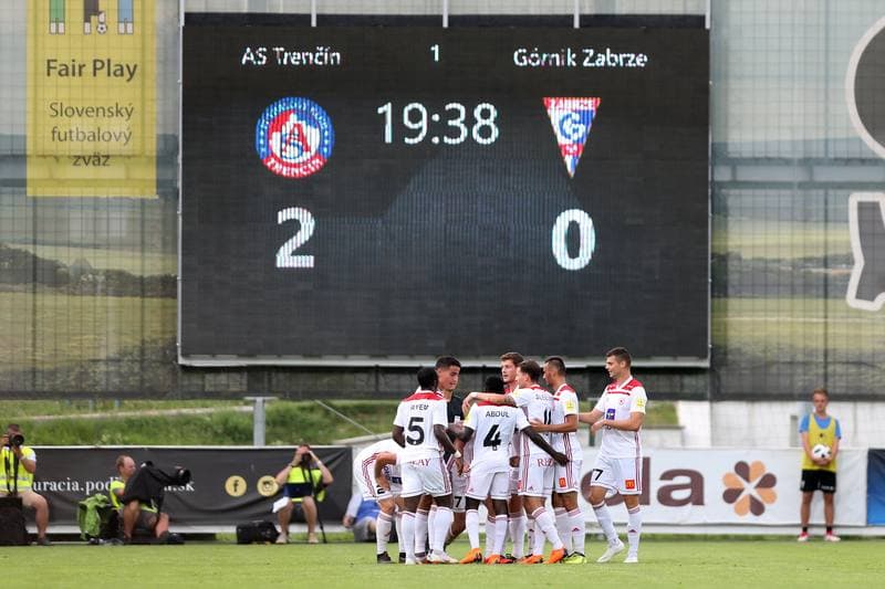 Football. UEFA Europa League. AS Trencin - Gornik Zabrze. 02.08.2018