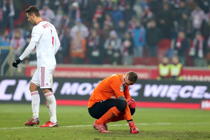 Football. Lotto Ekstraklasa. Gornik Zabrze - Cracovia Krakow. 18.12.2017